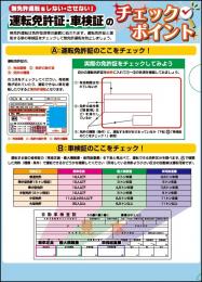 運転免許証・車検証のチェックポイント 【クリアファイル】